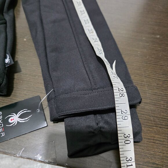 NWT Spyder Black Zip Jacket Hood, Water & Wind Resistent Termoweb Thumb Hole S/P - Picture 13 of 16